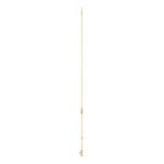 10K Yellow Gold Pearl & Ladies Necklace 1/5CT  Marquise Diamonds (Color F-G -Clarity VS1/VS2) - Image 2