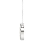 LADIES SOLITAIRE PENDANT 3CT MARQUISE DIAMOND 14K WHITE GOLD - Image 2
