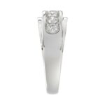 Luxury 14K White Gold 1.00Ct Men's Round Cut Lab Grown Diamond Band - Image 2