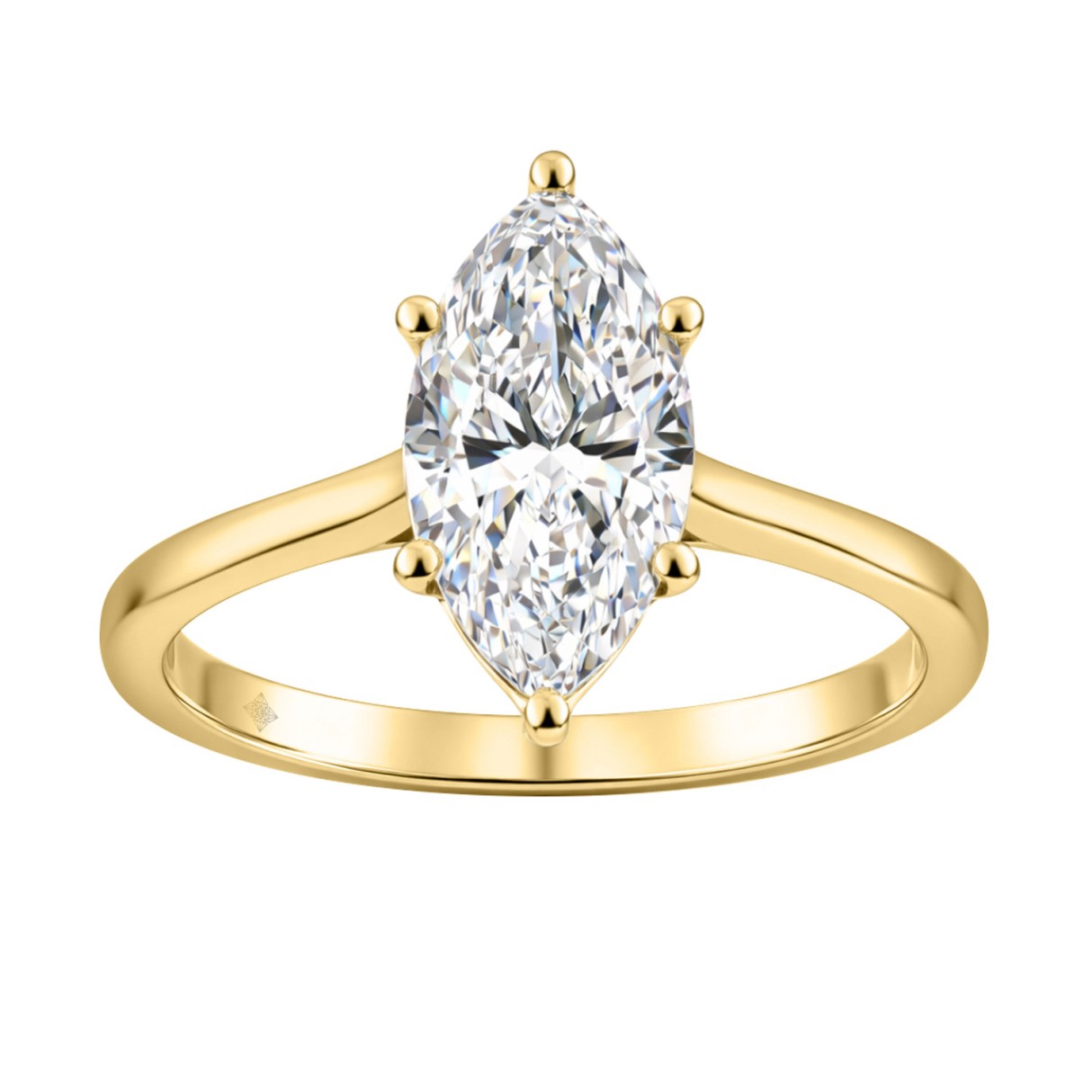 14K YELLOW GOLD 2.00CT MARQUISE DIAMOND LADIES SOLITAIRE RING (CENTER STONE MARQUISE DIAMOND 2.00CT) 1 14K YELLOW GOLD 2.00CT MARQUISE DIAMOND LADIES SOLITAIRE RING (CENTER STONE MARQUISE DIAMOND 2.00CT) - Image 1