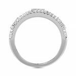MEN'S RING 0.75CT ROUND DIAMOND 10K WHITE GOLD - Image 2