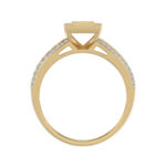 LADIES TRIOS SET 0.50CT ROUND DIAMOND 10K YELLOW GOLD - Image 2
