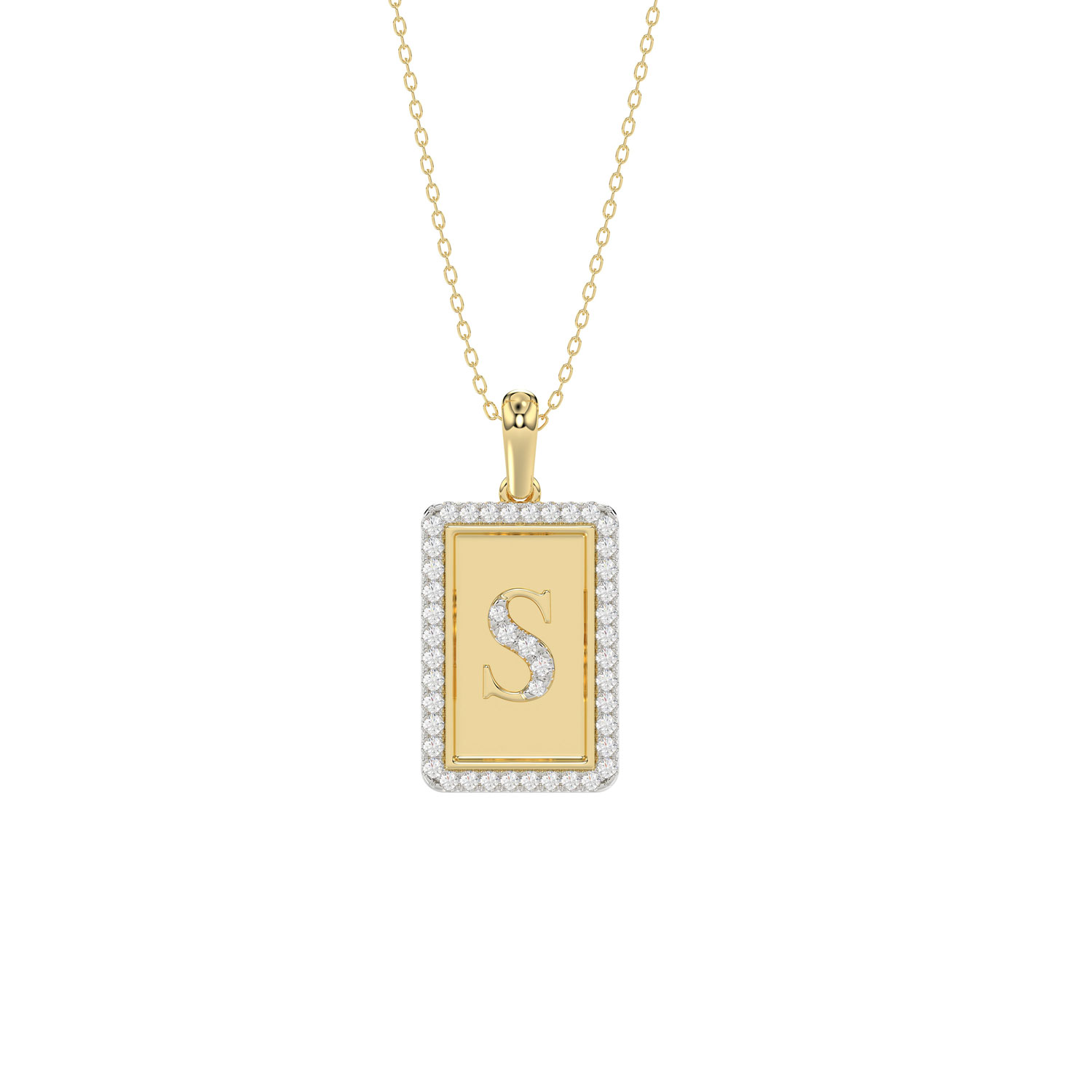 LADIES PENDANT 0.20CT ROUND DIAMOND 10K YELLOW GOLD 1 LADIES PENDANT 0.20CT ROUND DIAMOND 10K YELLOW GOLD - Image 1