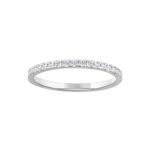 LADIES BRIDAL SET 1 1/2CT ROUND DIAMOND 14K WHITE GOLD (CENTER STONE ROUND DIAMOND 1CT) - Image 4