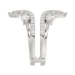 14K WHITE GOLD 1 3/4CT ROUND/EMERALD/PEAR/OVAL DIAMOND LADIES RING - Image 2