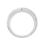 14K WHITE GOLD 2CT ROUND/PRINCESS DIAMOND LADIES BAND - Image 2