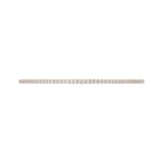 LADIES FLEXIBLE BANGLE 5 1/3CT ROUND DIAMOND 14K ROSE GOLD - Image 5