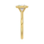 LADIES SOLITAIRE RING 2CT ROUND DIAMOND 14K YELLOW GOLD (CENTER STONE ROUND DIAMOND 2CT ) - Image 4