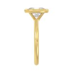 LADIES SOLITAIRE RING 2CT OVAL DIAMOND 14K YELLOW GOLD (CENTER STONE OVAL DIAMOND 2CT ) - Image 4