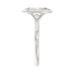 LADIES SOLITAIRE RING 2CT MARQUISE DIAMOND 14K WHITE GOLD (CENTER STONE MARQUISE DIAMOND 2CT ) - Image 4