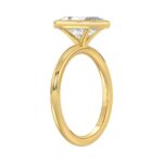 LADIES SOLITAIRE RING 2CT MARQUISE DIAMOND 14K YELLOW GOLD (CENTER STONE MARQUISE DIAMOND 2CT ) - Image 3