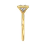 LADIES SOLITAIRE RING 2CT PRINCESS DIAMOND 14K YELLOW GOLD (CENTER STONE PRINCESS DIAMOND 2CT ) - Image 4
