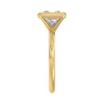 LADIES SOLITAIRE RING 3CT PRINCESS DIAMOND 14K YELLOW GOLD (CENTER STONE PRINCESS DIAMOND 3CT ) - Image 4