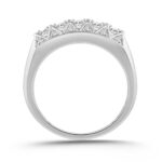 10K WHITE GOLD 1.00CT ROUND DIAMOND MEN'S RING - Image 2