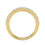 14K YELLOW GOLD 1.00CT ROUND DIAMOND LADIES BAND - Image 2