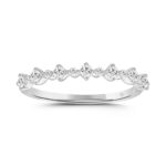 14K WHITE GOLD 1 1/2CT ROUND DIAMOND LADIES BRIDAL SET (CENTER STONE PRINCESS DIAMOND 1CT) - Image 3