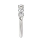 14K WHITE GOLD 1 3/8CT ROUND DIAMOND LADIES BAND - Image 4