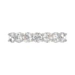 14K WHITE GOLD 1 3/8CT ROUND DIAMOND LADIES BAND - Image 5