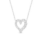 14K WHITE GOLD 2.00CT ROUND DIAMOND LADIES NECKLACE - Image 2