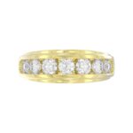 14K YELLOW GOLD 2.00CT ROUND DIAMOND MEN'S RING - Image 5