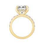 14K YELLOW GOLD 6.00CT ROUND DIAMOND LADIES RING (CENTER STONE ROUND DIAMOND 5CT) - Image 2